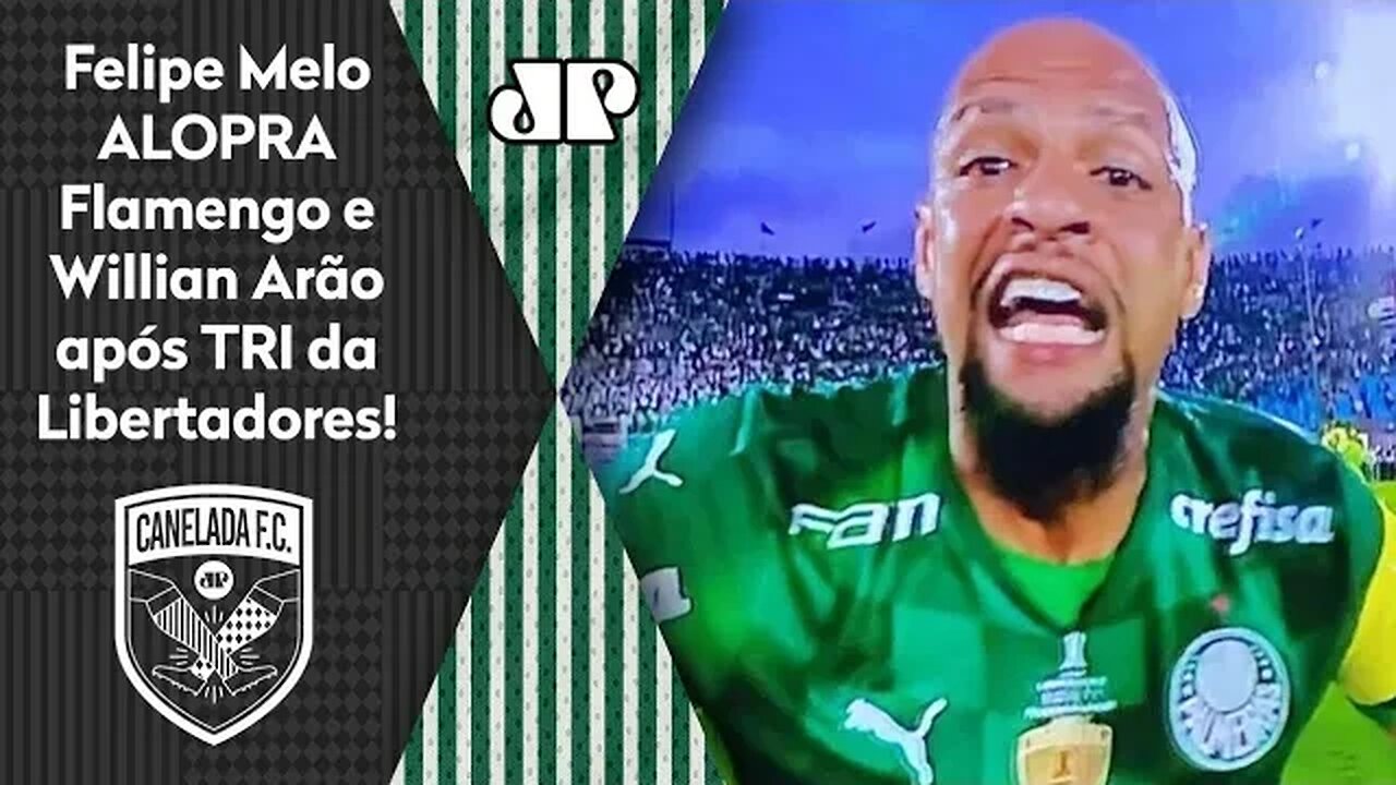 "SENHOR ARÃO, VOCÊS..." OLHA como Felipe Melo ALOPROU o Flamengo após o Palmeiras ser CAMPEÃO!