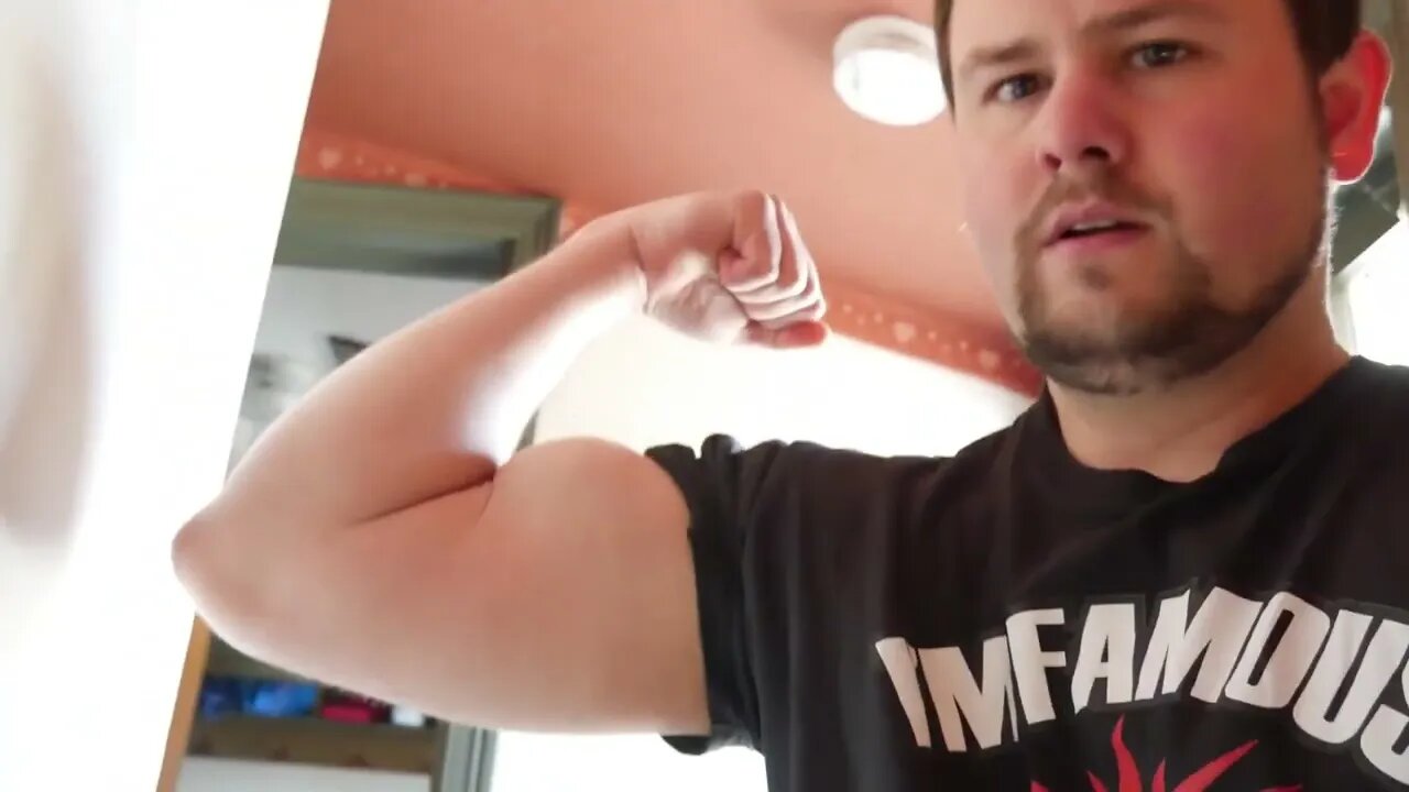 The modern Day Samson Arm Curling His wife ( 2018 )