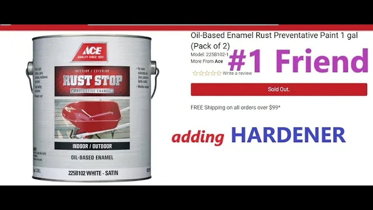 Ace Rust Stop Paint Exterior Oil-Based Enamel WOW #1 | TESTED D.I.Y in 4D