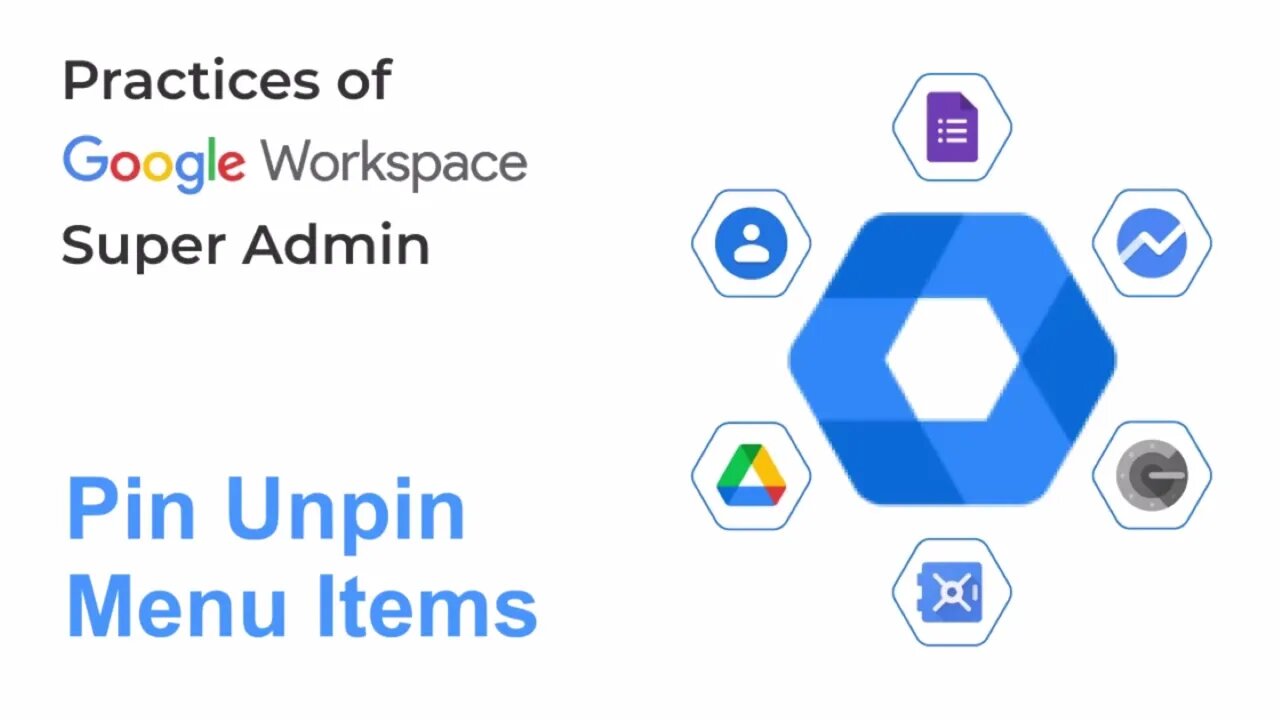 How to Pin Unpin Menu Items to Top in Google Workspace | Google Admin Guide