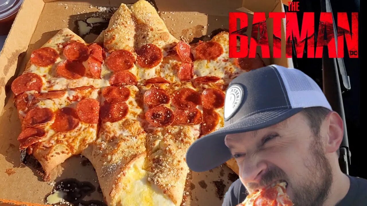 Little Caesars "The Batman" Calzony Pizza Review! | Is This Thing Actually Good? - RK Outpost Eats