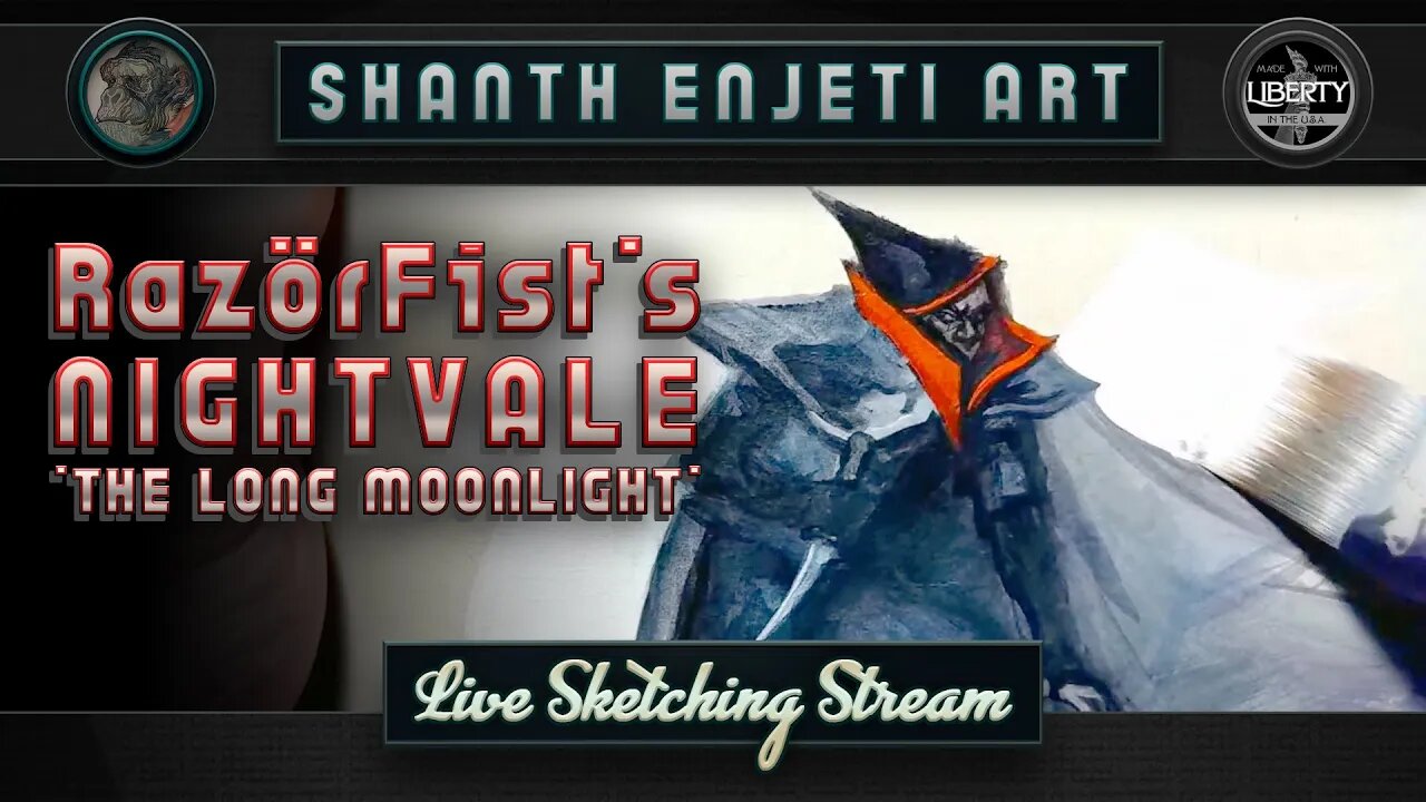 🔴 LIVE Sketching! | RazörFist's "Nightvale" and Iron Age Musings (Short Stream!)