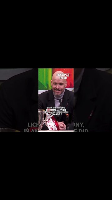 'Licha and Antony, we did some dancing in Amsterdam! I hope even more in the future!' | Erik ten Hag