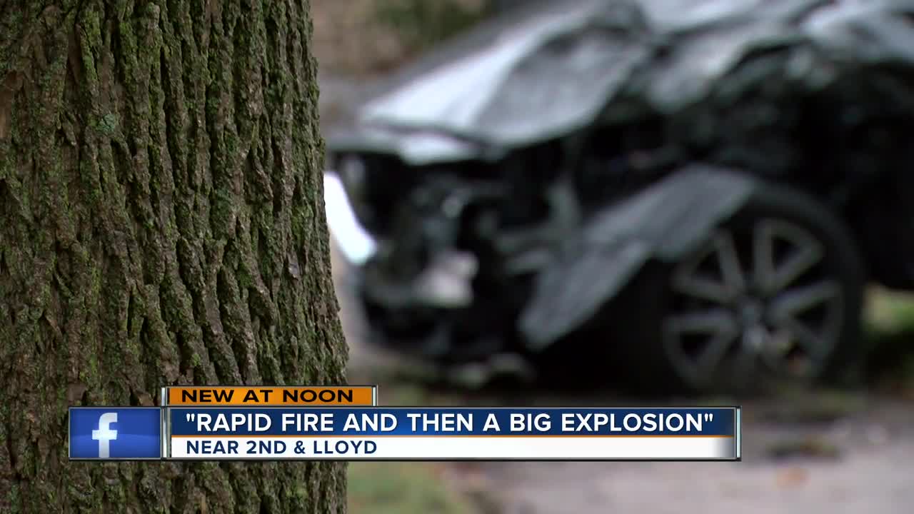 'Rapid fire and then a big explosion:' Police looking for gunman who opened fire in neighborhood