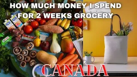 How Much Money I Spend For 2 Weeks Grocery /// CANADA