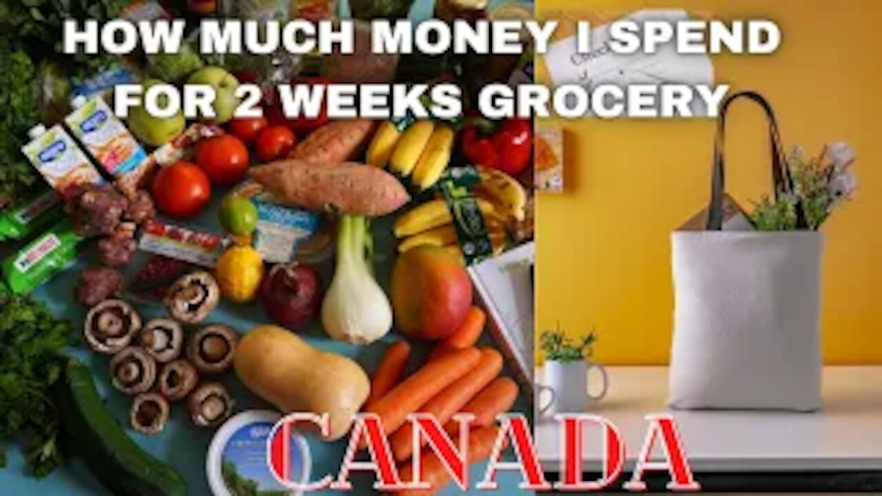 How Much Money I Spend For 2 Weeks Grocery /// CANADA