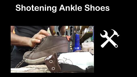 shotening ankle shoes