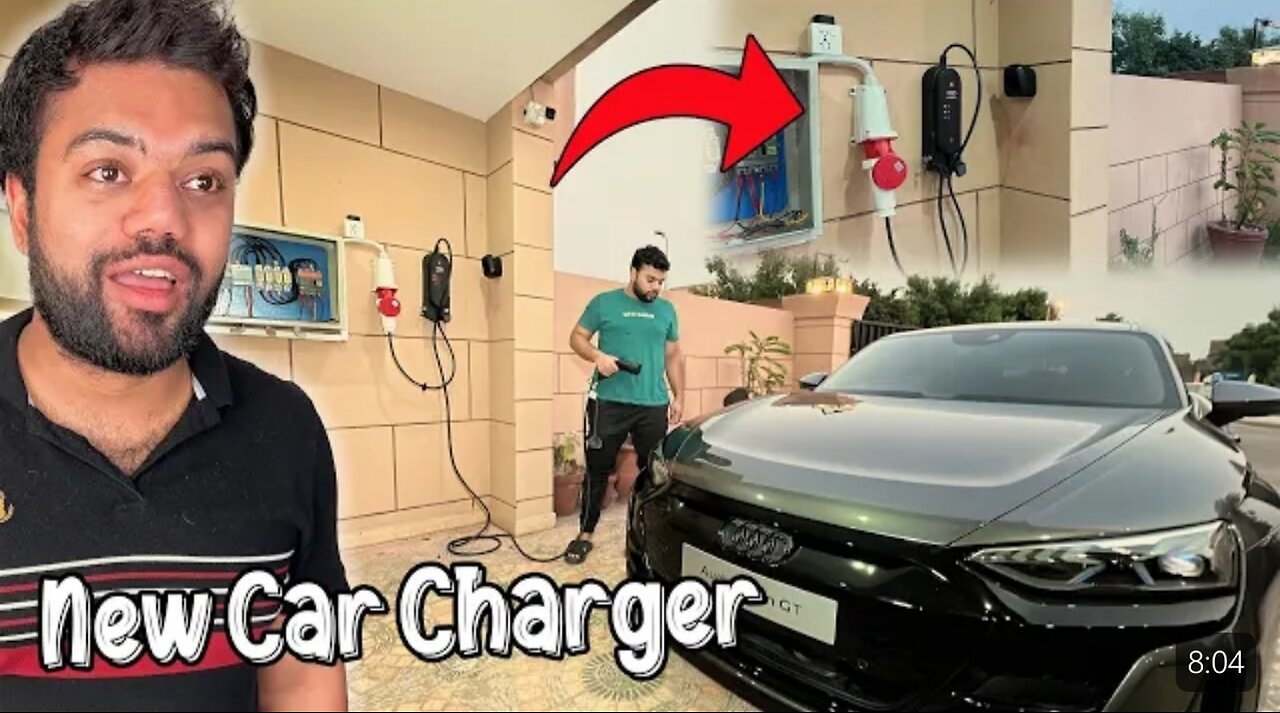 Sports Car Ka Charger Lag Gaya 😍 | Audi e-tron GT Is Ready 🔥 | Full shashky