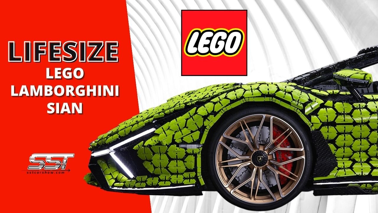 LAMBORGHINI SIAN: LIFE SIZE CAR MADE FROM LEGO TECHNIC