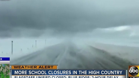 Winter storm brings rain to the Valley and snow to the high country