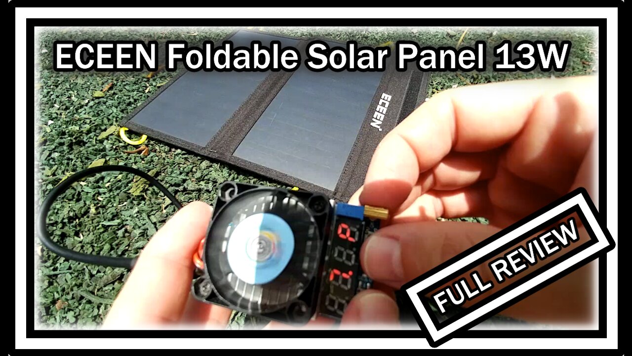 ECEEN Solar Charger ECE-627 13W, Foldable Solar Panel Charge for iPhones, Smartphones FULL REVIEW