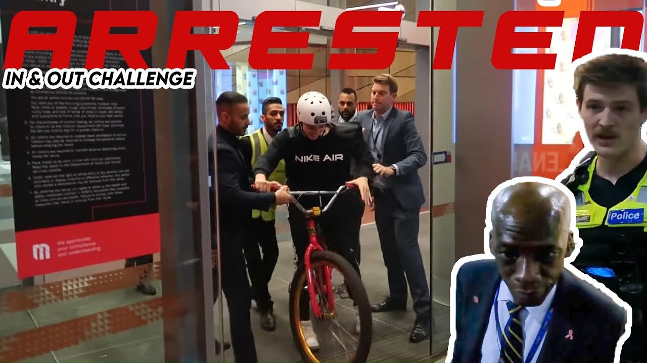 **ARRESTED** BMX IN & OUT CHALLENGE!!