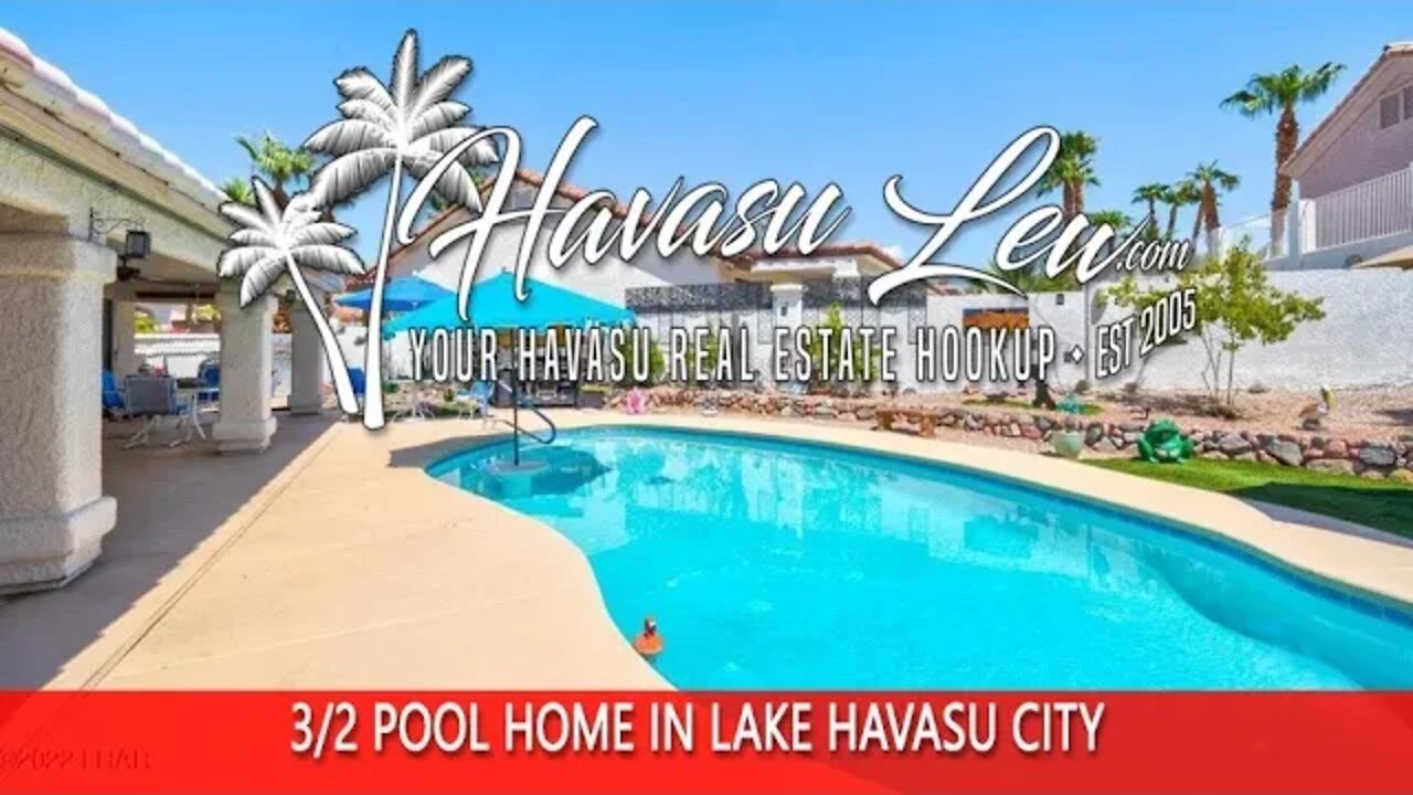 Lake Havasu City Pool Home in Sun Lake Village 2390 Jacob Row Cir MLS 1022901