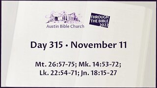 Through the Bible 2022 (Day 315)