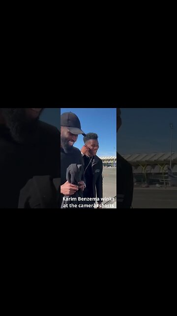 Karim Benzema winks at the camera #shorts