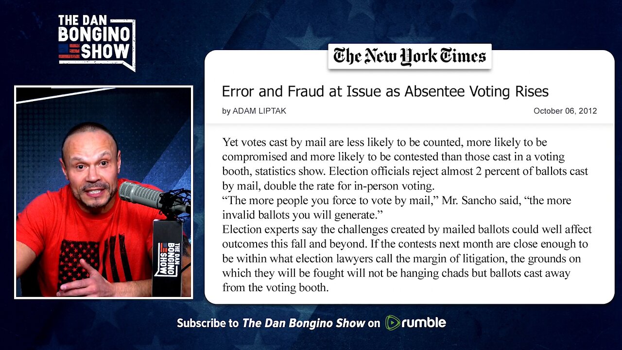 The "Plan B"? Covid, Mail-In-Ballots & Jan. 6th DNC Bomb CONNECTED