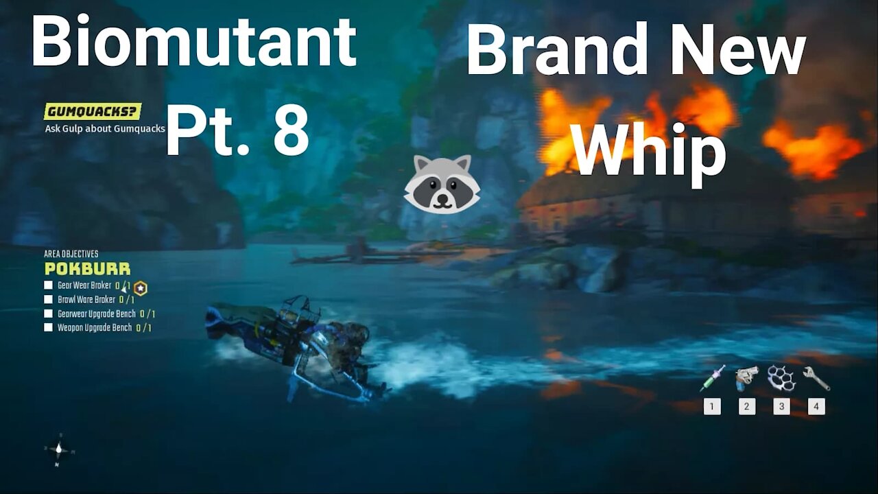 Biomutant - Walkthrough Gameplay Part 8 - Brand New Whip, Got No KEYS! 🗝️⛵🦝