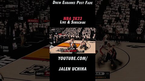 Dynamite Drew Dominates in the Post #2023 #nba #2k23 #drew eubanks #jalen uchiha #shorts