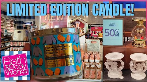 LIMITED EDITION Candle Drop | 50% OFF Candle Holders | Bath & Bodyworks | #bathandbodyworks