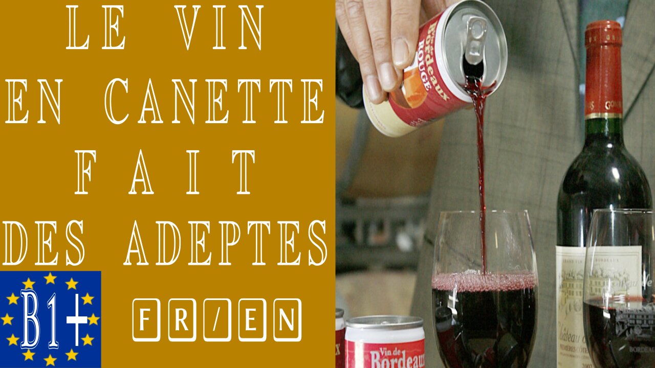 Le vin en canette fait des adeptes