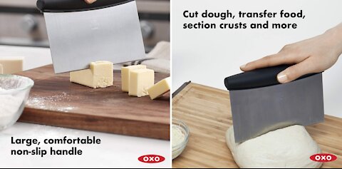 🏡OXO Good Grips Stainless Steel Scraper & Chopper