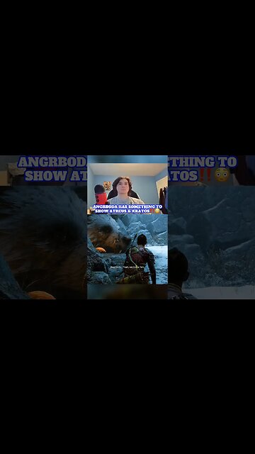 Angrboda Knows Something We Don’t‼️😳 | #shorts #godofwarragnarok #gaming #reaction