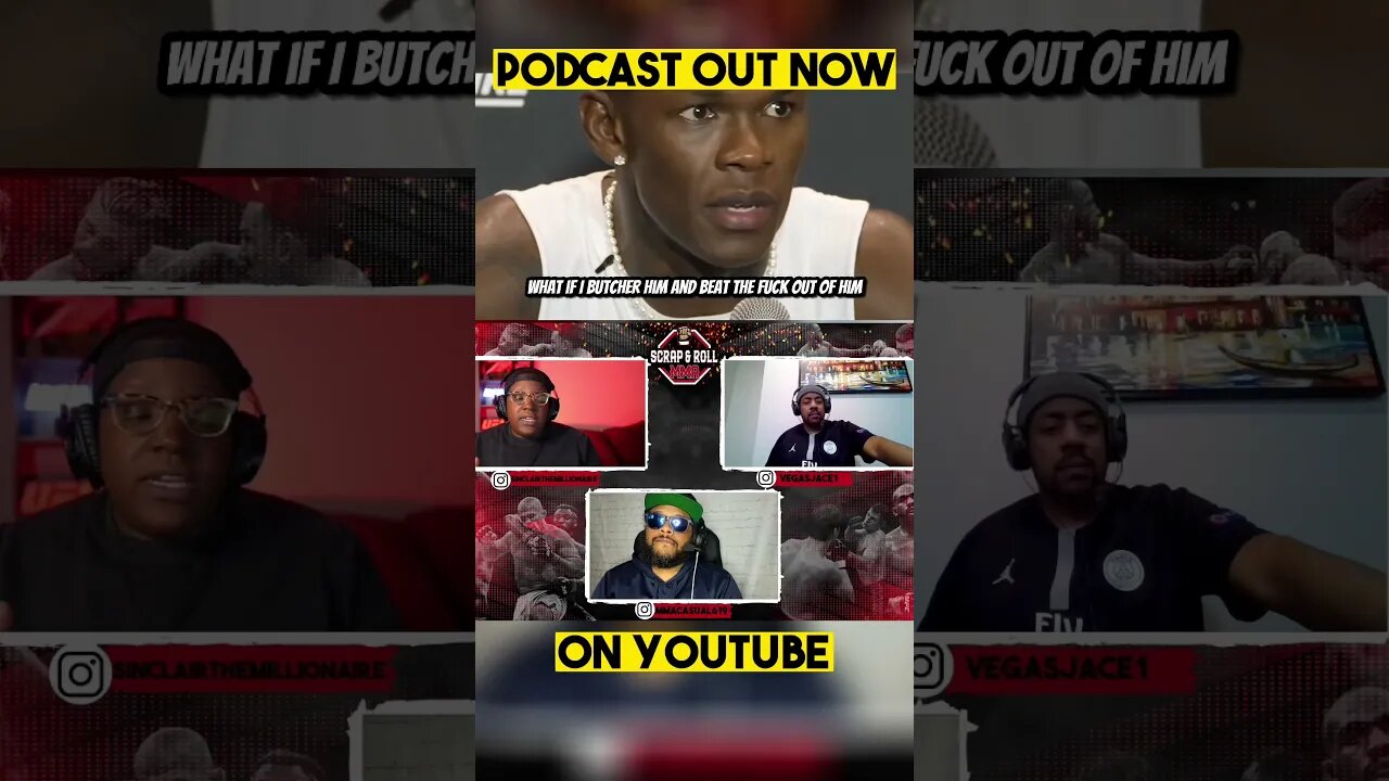 Israel Adesanya Revenge Story | Podcast out now! #ufc #mma #shorts