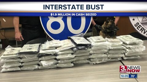 $1.9 million in cash seized during I-80 traffic stop