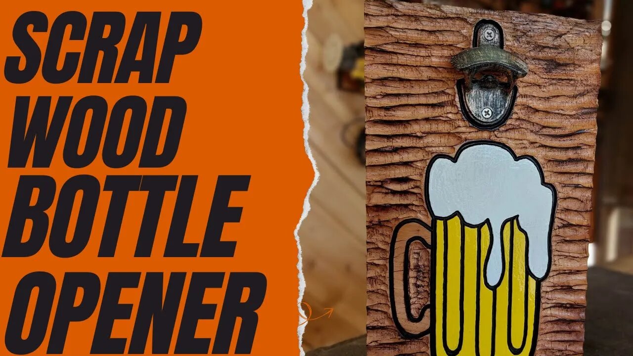 Awesome Scrap Wood Project - Man Cave Bottle Opener