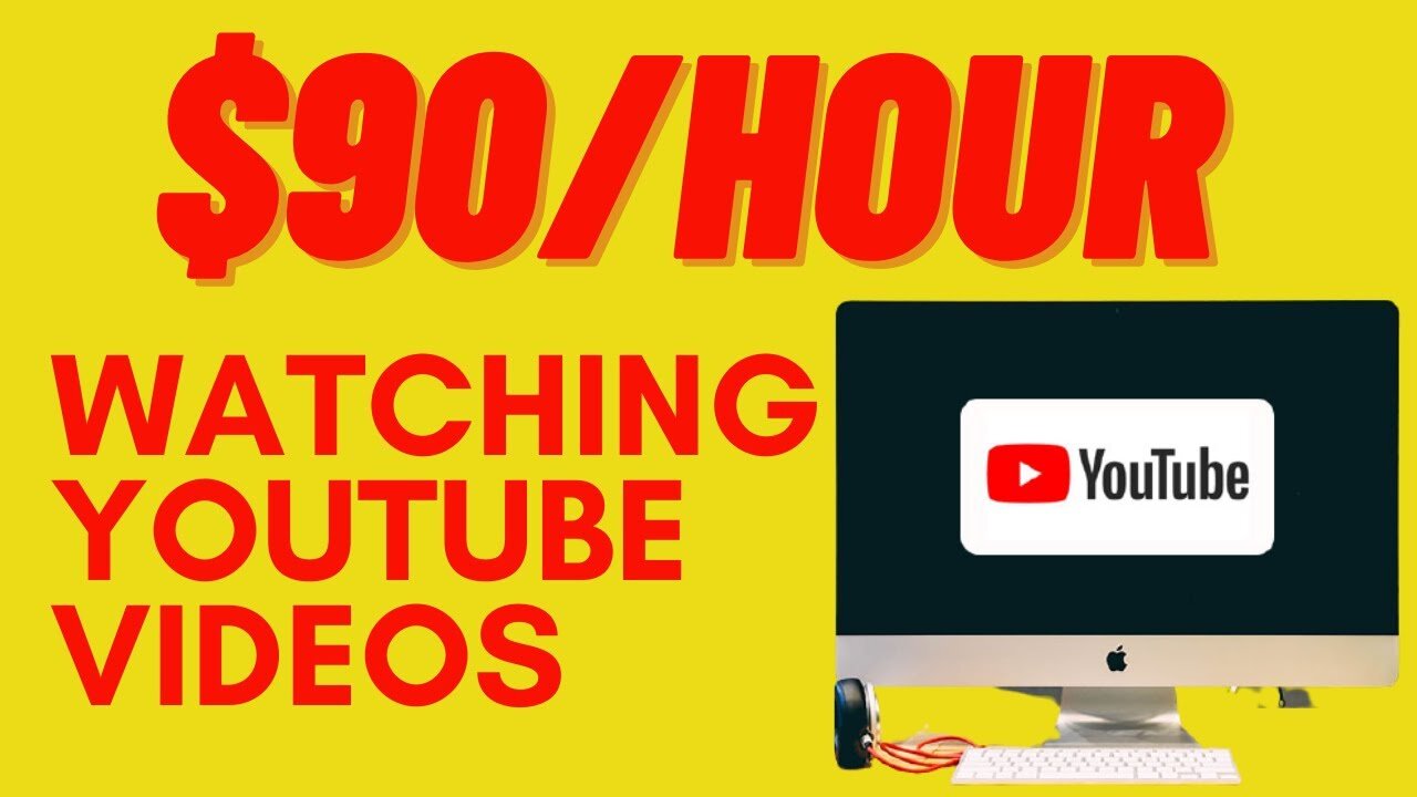 Earn $90 per HOUR By Just Watching Videos (Make Money Online)