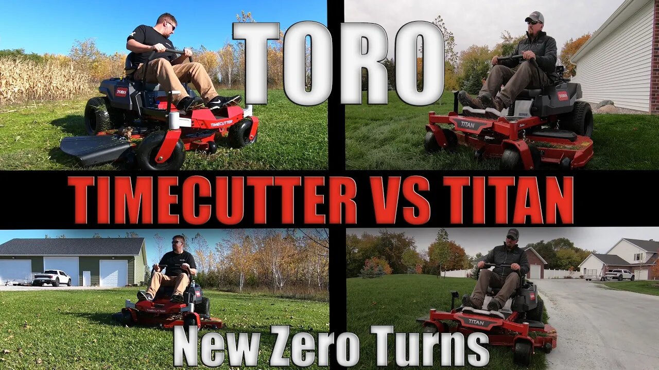 Toro Timecutter VS Titan | New ZeroTurn Mowers for 2020 With MyRIDE Suspension | Affordable Quality