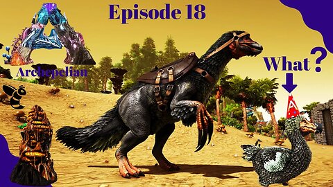 In Search of a Therizino and Making an S+ Bee Hive! Archepelian Map - ARK Survival Evolved - Ep 18