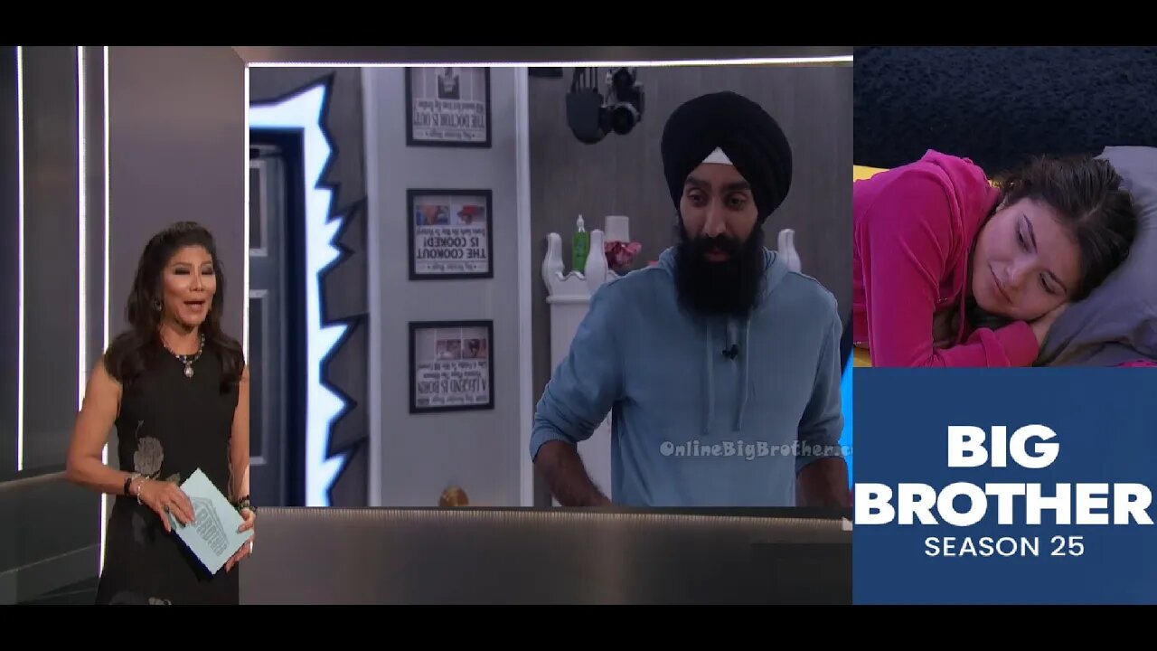 #BB25 JULIE CHEN Says JAG Lacks Common Sense, BLUE & AMERICA Nominated with BLUE Still Clueless