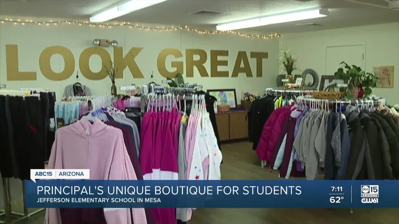 Principal's unique boutique for students