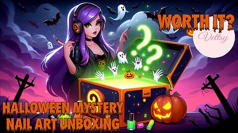 Vettsy Halloween Mystery Nail Unboxing – Tricks, Treats, and Nail Charms Galore!