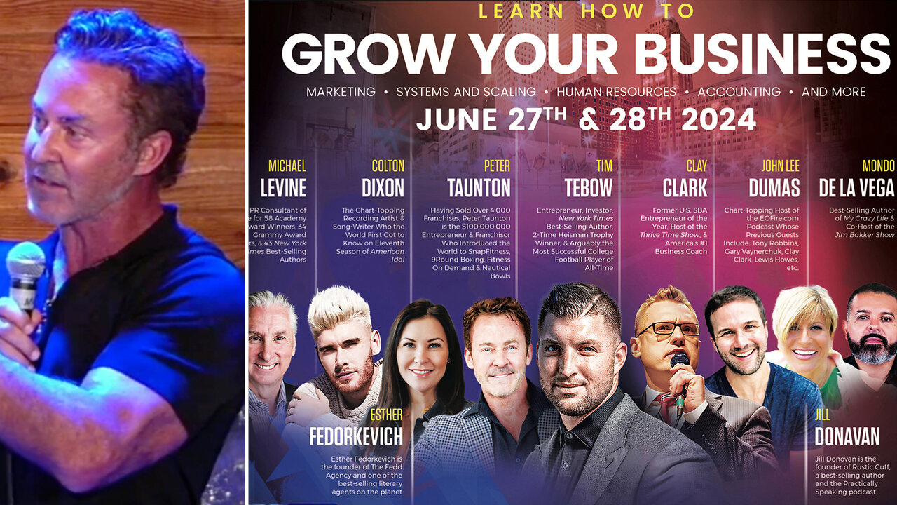 Business Conference | How to Build a Linear Workflow & Business Model That Can Scale to Create Time & Financial Freedom + Join Tim Tebow At Clay Clark’s December 5th & 6th 2-Day Business Growth Workshop