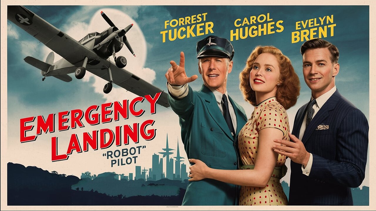 EMERGENCY LANDING (1941) Forrest Tucker, Carol Hughes & Evelyn Brent | Drama, Romance, Action | B&W