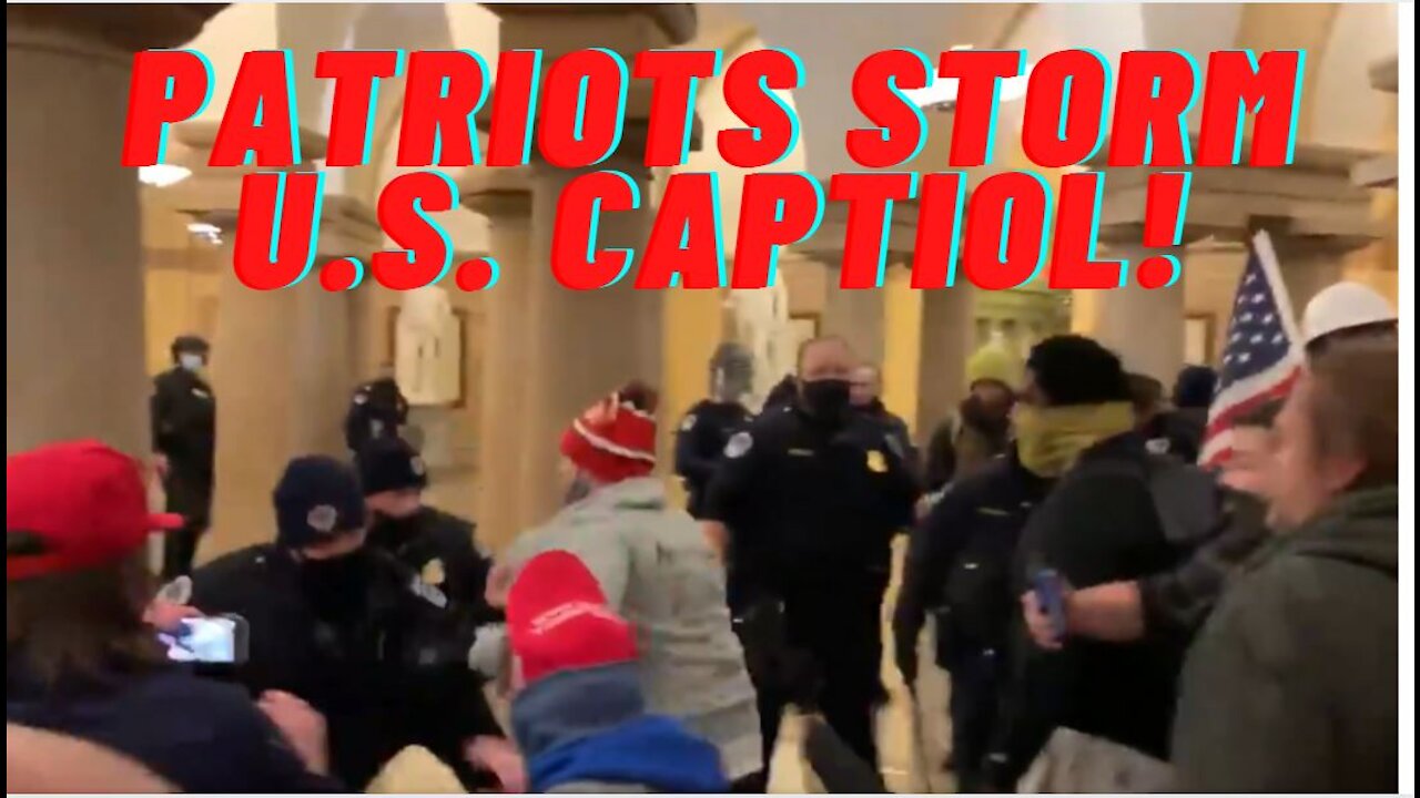 Trump Supporters Storm U.S. Capitol To Stop The Steal; Congress Flees!