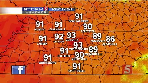 Lelan's Morning Forecast: Monday, July 24, 2017