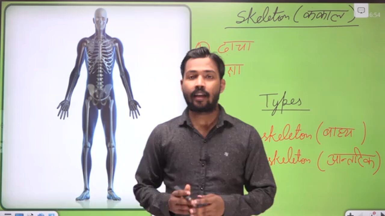 Human Skeleton System complete discussion by Khan Sir