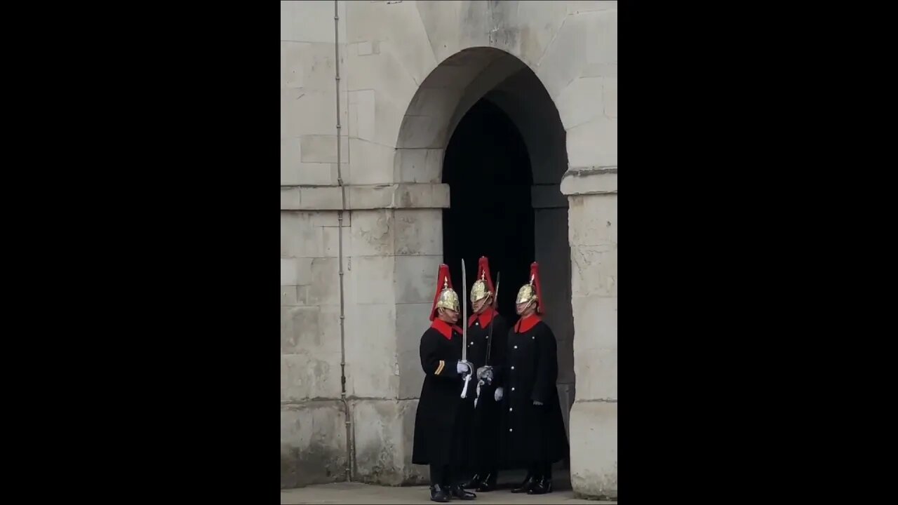 straighting the head drees #horseguardsparade