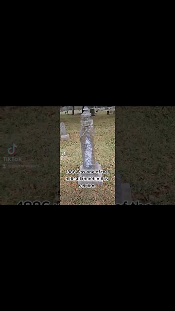 Headstone I found from 1886. #headstone #cemetery #19thcentury #texas #old