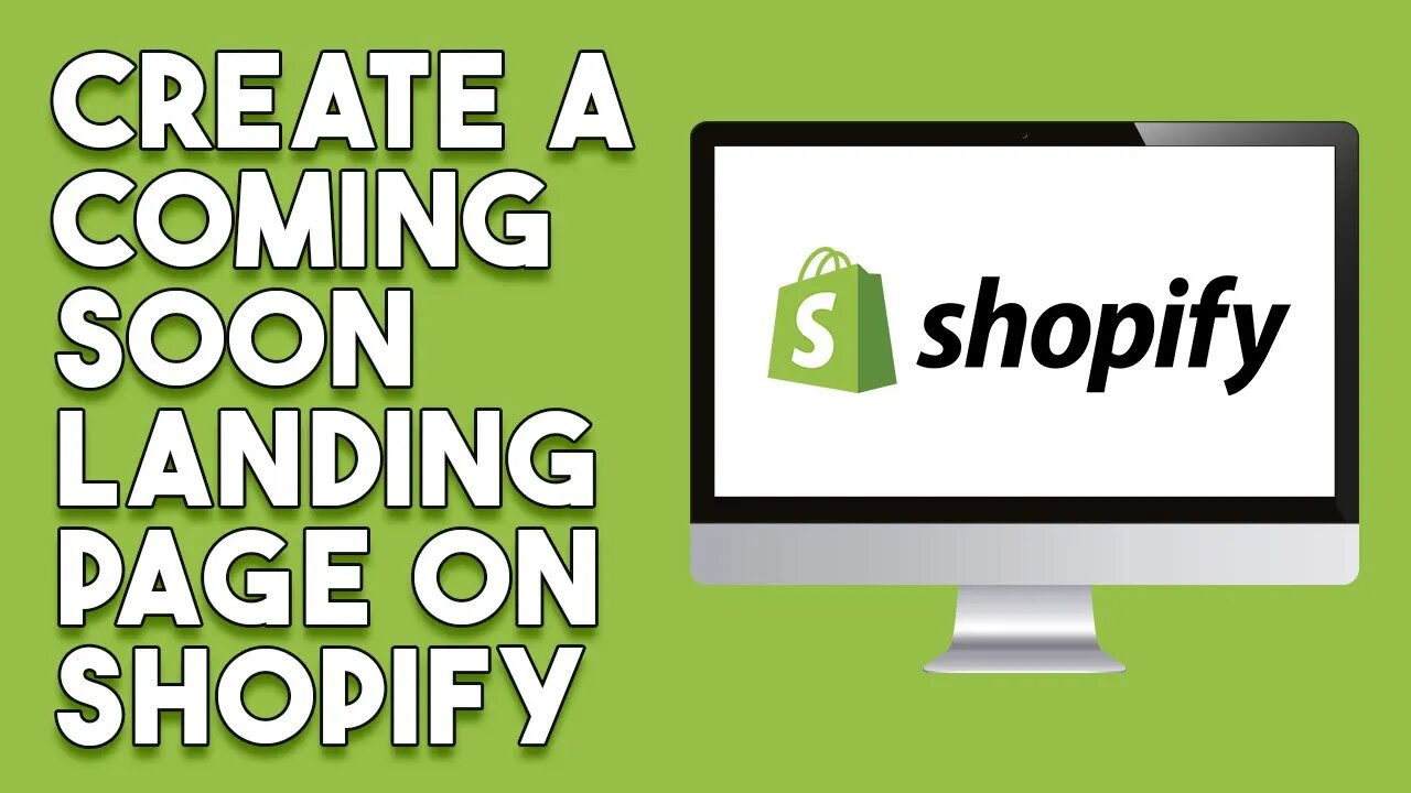 How To Create A Coming Soon Landing Page On Shopify (Step By Step)