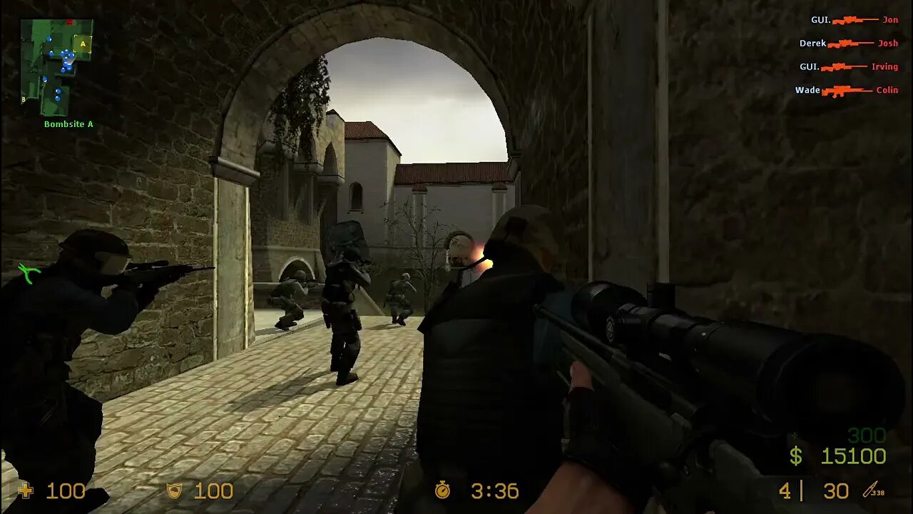 Counter Strike Source Piranesi Bots #11 Only Sniper Rifles