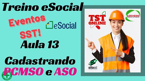 Aula 13 Cadastrando PCMSO e Gerando l Tstonline Sistemas Software SST