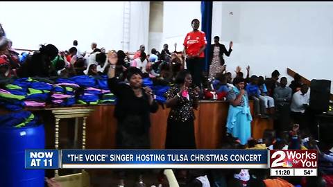 The Voice alumnus and Tulsa native Brian Nhira speaks to Midday about a Christmas concert