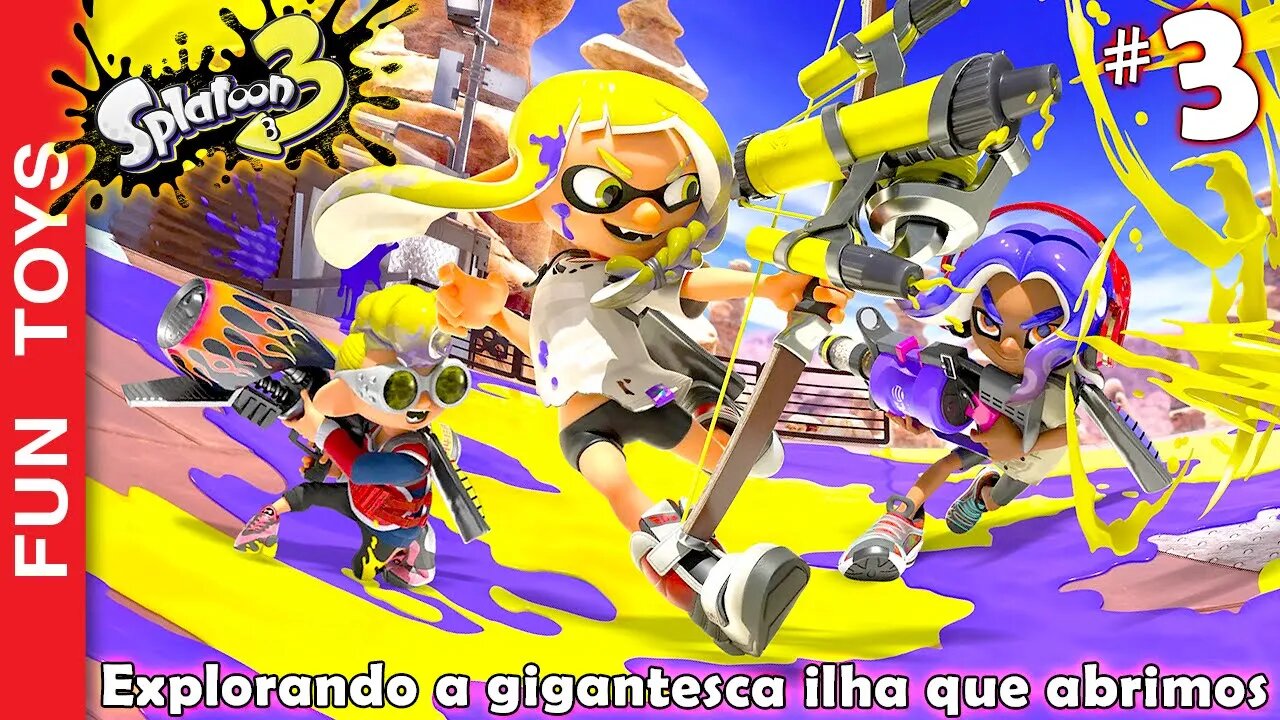 Splatoon 3 - Explorando a ILHA UTOPIA, gigantesca que apareceu no último gameplay! #3