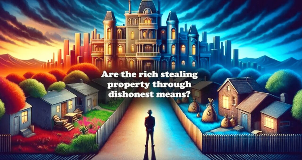 Are the Rich Stealing Property Through Dishonest Means? Part 1