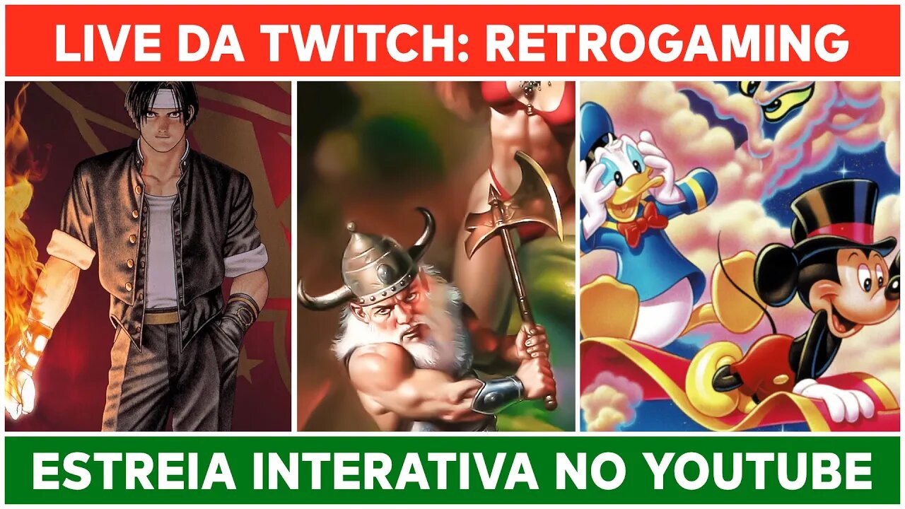 Live Estreia de Retrogaming