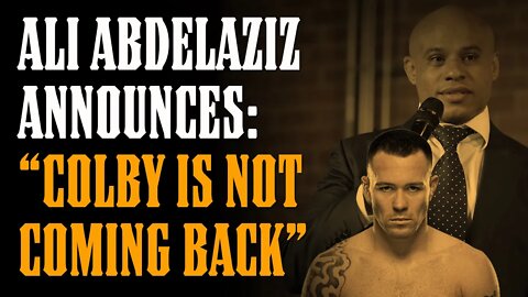 Did Ali Abdelaziz UNCOVER THE TRUTH About COLBY COVINGTON??
